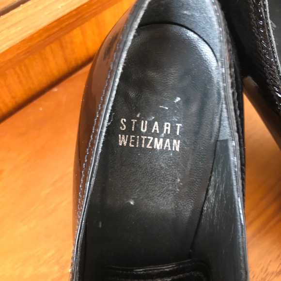 Stuart Weitzman Patent Leather Buckle Heels - Picture 7 of 10
